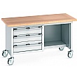 Bott Cubio Mobile Storage Benches - 1500W - Model E