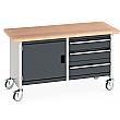 Bott Cubio Mobile Storage Benches - 1500W - Model H