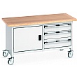 Bott Cubio Mobile Storage Benches - 1500W - Model H