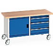 Bott Cubio Mobile Storage Benches - 1500W - Model H