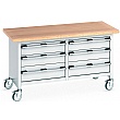 Bott Cubio Mobile Storage Benches - 1500W - Model I