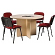 Round Meeting Table With 4 Chairs