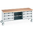 Bott Cubio Mobile Storage Benches - 2000W - Model M