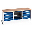 Bott Cubio Mobile Storage Benches - 2000W - Model M