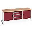 Bott Cubio Mobile Storage Benches - 2000W - Model N