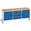 Bott Cubio Mobile Storage Benches - 2000W - Model N