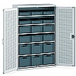 Bott Perfo Heavy Duty Bin Cupboards - 18 Boxes