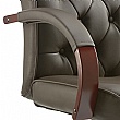 Traditional Button Back Bonded Leather Executive Chairs