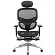 inSync 24 Hour Mesh Office Chair With Leather Headrest