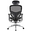 inSync 24 Hour Mesh Office Chair With Leather Headrest