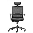 Capri Deluxe Mesh Office Chair With Headrest