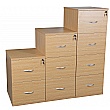 NEXT DAY Karbon Wooden Filing Cabinets