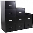 NEXT DAY Karbon Wooden Filing Cabinets