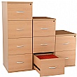 NEXT DAY Karbon Wooden Filing Cabinets
