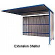 Classic Cycle Shelter - Galvanised Sides