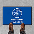 Coba Please Wash Hands Floor Mat - Pack of 2