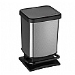 Soft Closing Metal & Carbon Effect Pedal Bins