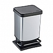 Soft Closing Metal & Carbon Effect Pedal Bins