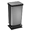 Soft Closing Metal & Carbon Effect Pedal Bins