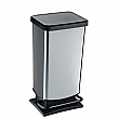 Soft Closing Metal & Carbon Effect Pedal Bins