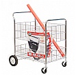 Chrome Plate Wire Basket Trolley