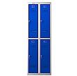 Phoenix PL Series Personal Lockers - 4 Door 2 Column With Key Lock