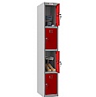 Phoenix PL Series Personal Lockers - 4 Door 1 Column With Key Lock