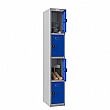 Phoenix PL Series Personal Lockers - 4 Door 1 Column With Combination Lock