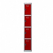 Phoenix PL Series Personal Lockers - 4 Door 1 Column With Combination Lock