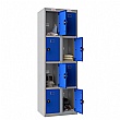 Phoenix PL Series Personal Lockers - 8 Door 2 Column With Combination Lock