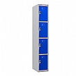 Phoenix PL Series Personal Lockers - 4 Door 1 Column With Electronic Lock