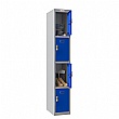 Phoenix PL Series Personal Lockers - 4 Door 1 Column With Electronic Lock