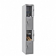 Phoenix PL Series Personal Lockers - 4 Door 1 Column With Electronic Lock