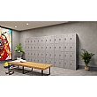 Phoenix PL Series Personal Lockers - 4 Door 1 Column With Electronic Lock