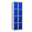 Phoenix PL Series Personal Lockers - 8 Door 2 Column With Electronic Lock