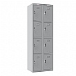 Phoenix PL Series Personal Lockers - 8 Door 2 Column With Electronic Lock