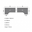 Commerce II White Ergonomic Office Desks