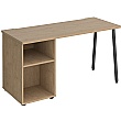 Solis Home Office Desk with Fixed Open Pedestal