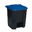 Hands Free Pedal Bins with Coloured Lids