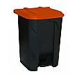 Hands Free Pedal Bins with Coloured Lids