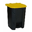 Hands Free Pedal Bins with Coloured Lids