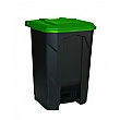 Hands Free Pedal Bins with Coloured Lids