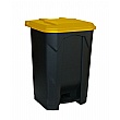 Hands Free Pedal Bins with Coloured Lids