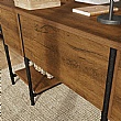 Fabrica Industrial Style Double Pedestal Desk