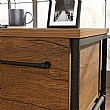 Fabrica Industrial Style Double Pedestal Desk