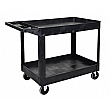 2 Tub Shelf Trolley