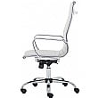 Chase White Bonded Leather High Back Office Chair