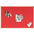 Bi-Office Reversible Red/Cork Notice Board