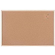 Bi-Office Budget Wood Frame Cork Board