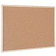 Bi-Office Budget Wood Frame Cork Board